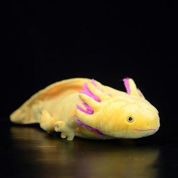Realistic Yellow Axolotl Stuffed Animal Plush Toy
